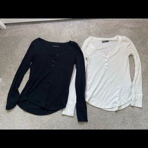 Abercrombie Long Sleeve Shirts! Duo